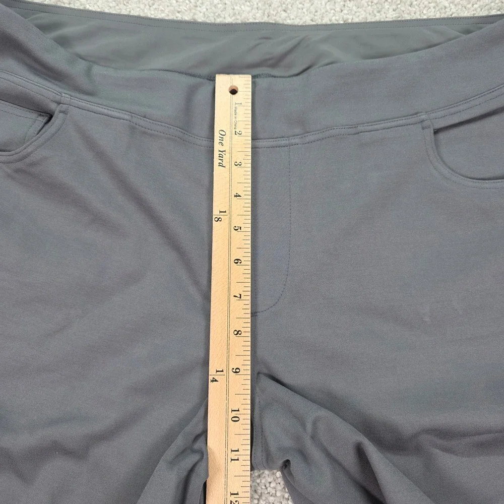 New Belle by Kim Gravel Primabelle Straight Leg Pants‎ Graphite Gray 22W A555483